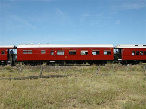 Weston Langford135162: Saltern Dining Car 1255 in consist Down Queensland 150th Anniversary Special