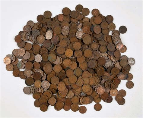 Lot Detail - LOT OF 1000: 1¢ INDIAN HEAD PENNIES.