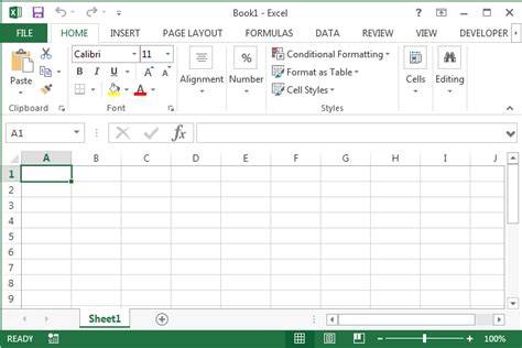 MS Excel 2013: Open an existing workbook