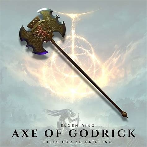 Axe of Godrick from Elden Ring 3D model 3D printable | CGTrader