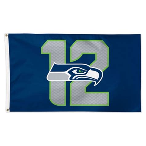 Seattle Seahawks (12th Man) - 3' x 5' Flag - fredsflags