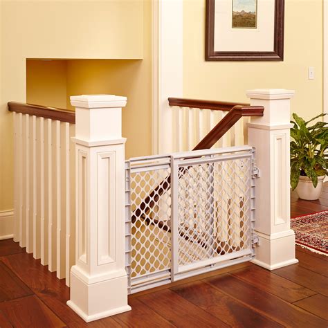 Baby Safety Gate Walk Thru Easy Step Toddler Pet Child Stairway Infant ...