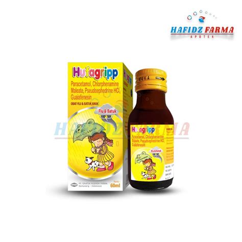 Jual Hufagrip Kuning Obat Flu Dan Batuk Anak 60 mL/Obat flu anak/Obat ...