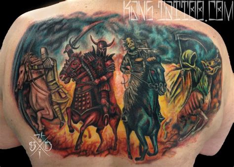 Four Horsemen of the Apocalypse by Kang of Skin Deep Ink of New Milford ...