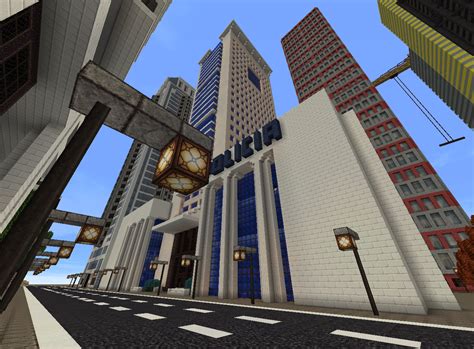 Remembering Cities in Minecraft: The Police Station. Minecraft Map