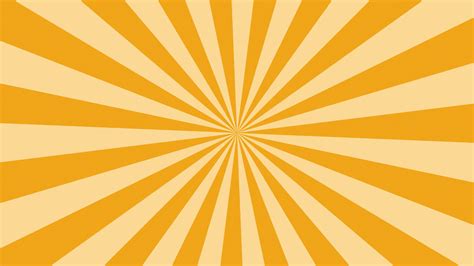 Abstract background Radial lines rotates Yellow style comic cartoon animation background 9196454 ...