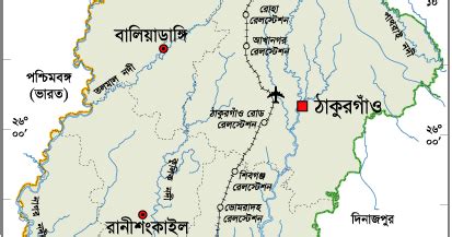 Bangladesh Map All: Thakurgaon Map