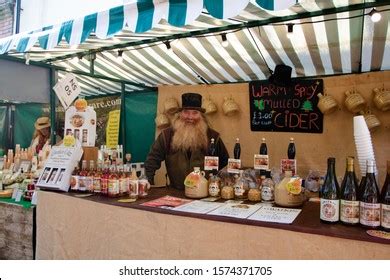 Worcester Victorian Christmas Market Worcester City Stock Photo ...