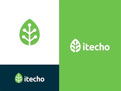 Green tech logo proposal by Ivan Nikolić on Dribbble