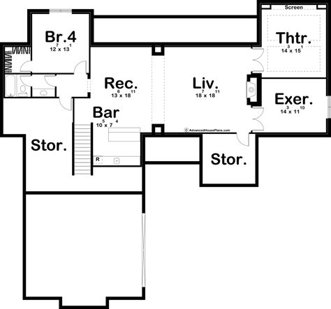 3-Bedroom Modern Farmhouse Plan with Bonus room over Garage House Plans 3 Bedroom, Lake House ...