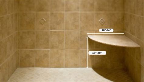 Shower Bench Dimensions (Size Guide) Shower Bench, Shower,