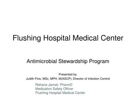 PPT - Flushing Hospital Medical Center PowerPoint Presentation, free ...