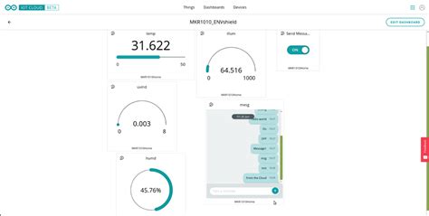 Arduino MKR 1010 + Env Shield and the Arduino IoT Cloud - element14 ...