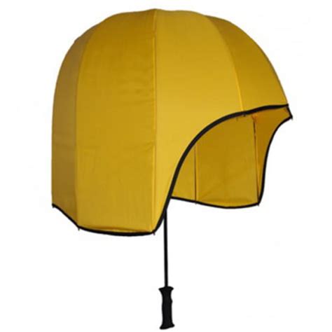 Helmet Shaped Sport Umbrella - Yellow