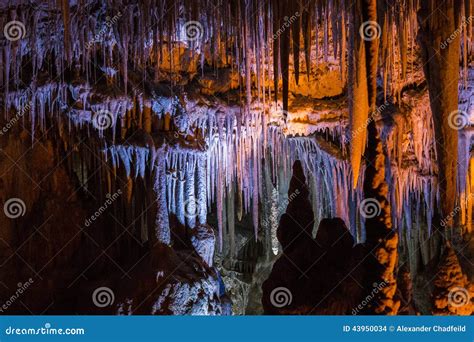 Stalactites Stalagmites Cave Stock Photo - Image of avshalom, nature ...