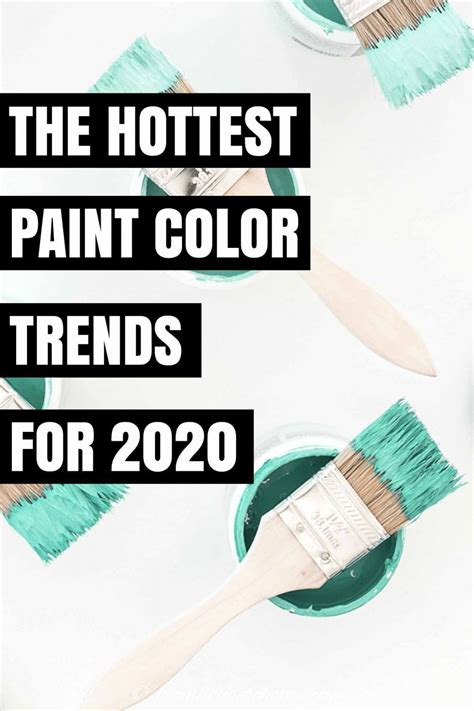 I love these 2020 trending paint colors! It has all of the popular paint colors from the major ...