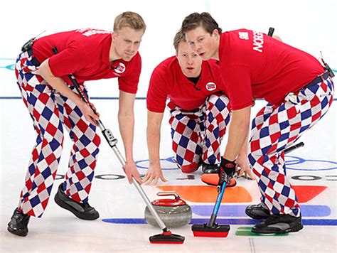 Dress Like An Olympian: Norwegian Curling Pants And Other Distractions | WBUR News