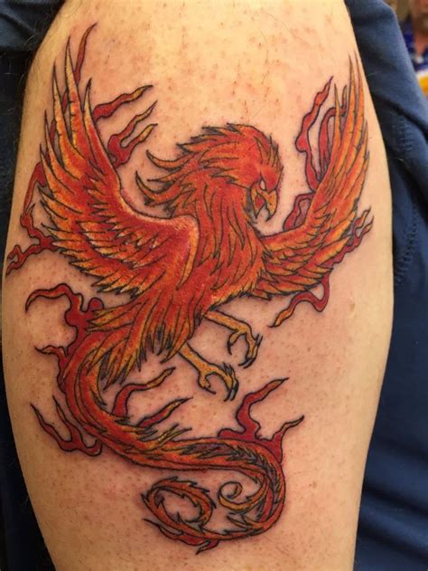 #tattoo #phoenix #tattoopeter #firebird by fortuna15.deviantart.com on ...