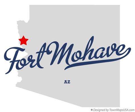 Map of Fort Mohave, AZ, Arizona