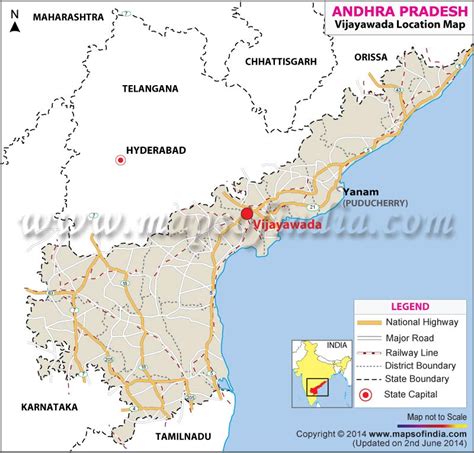 Where is Vijayawada Located in India | Vijayawada Location Map,Andhra Pradesh