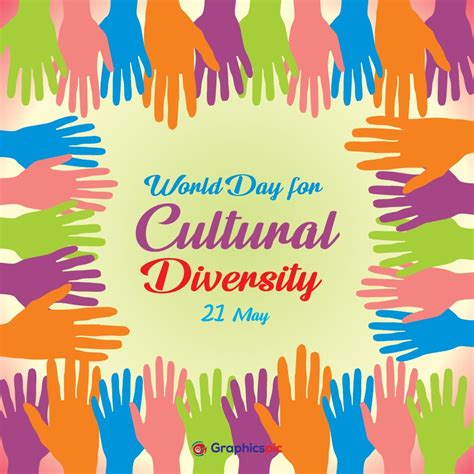 World Day for Cultural Diversity, 21 May background - Free vector ...