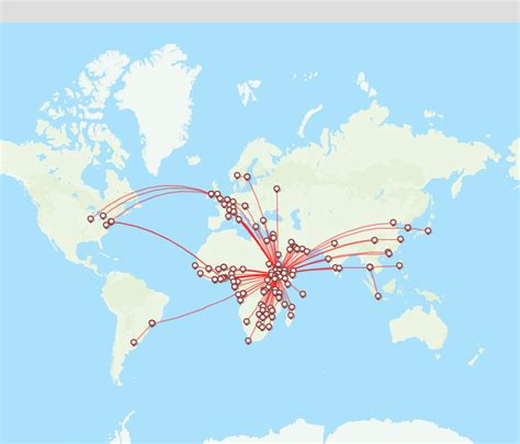 Ethiopian Airlines routes (ET) - map - Flight Routes