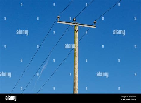 Overhead power cables Stock Photo - Alamy