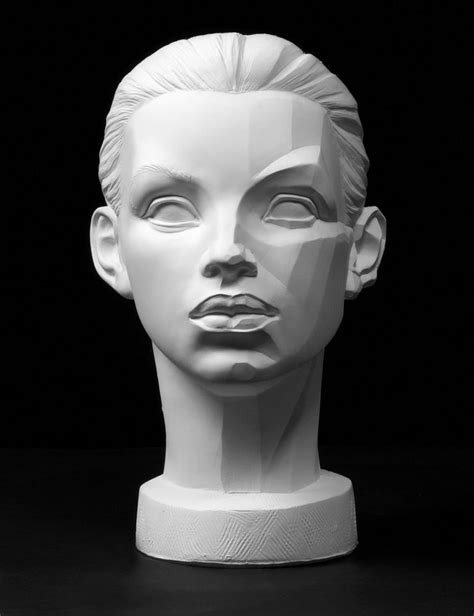 Female Planes Head | Planes of the face, Figurative sculpture, Portrait ...