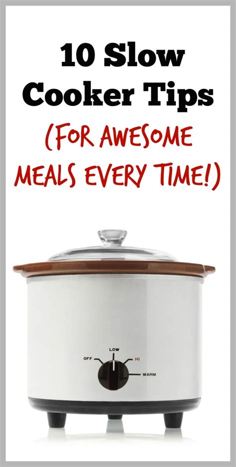 10 Slow Cooker Tips