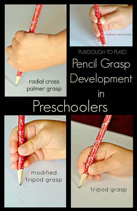 Pencil Grasp Development in Preschoolers | Preschool fine motor, Pencil ...