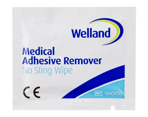 Medical Adhesive Remover Wipes - Welland Medical