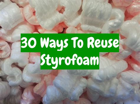 30 Creative Ways To Reuse Styrofoam (With How-To Details!)