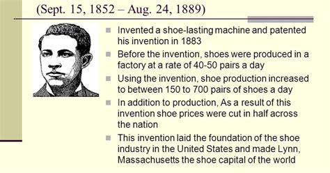 WORDS FROM MURPHY BROWNE: JAN ERNST MATZELIGER REVOLUTIONIZED THE SHOE INDUSTRY