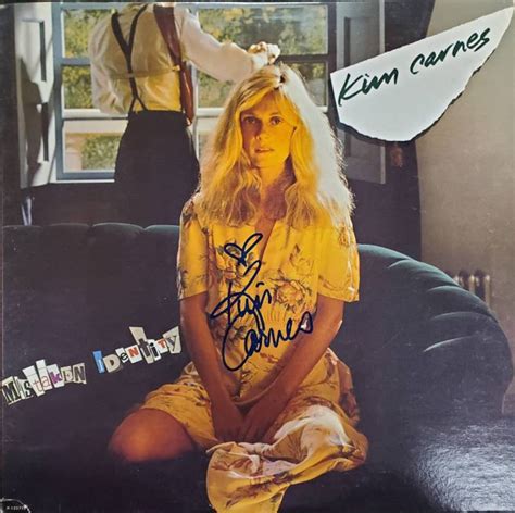 Kim Carnes Mistaken Identity Record Album Autographed by Kim Carnes W/ LOA - Etsy