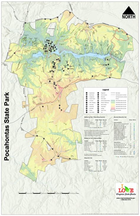 Pocahontas Hmt Trail Map