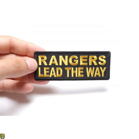 Rangers Lead The Way Patch - TheCheapPlace