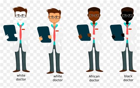 Medium Image - Black Male Doctor Clipart - Free Transparent PNG Clipart Images Download