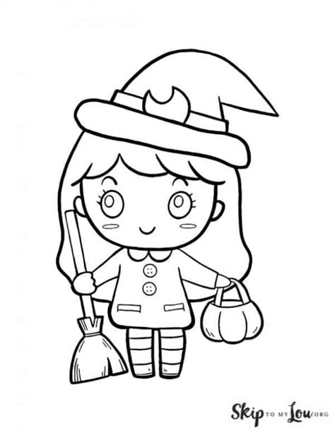 Anime Witch Coloring Pages - 3 - Mette Geisler