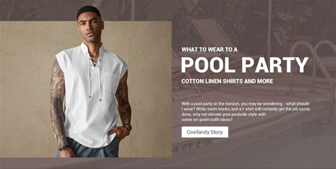 Stylish Cotton Linen Shirts for Pool Parties – COOFANDY