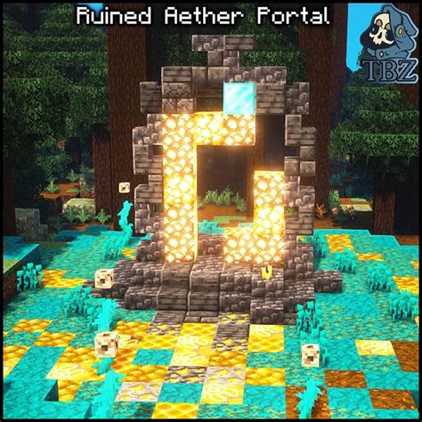 Ruined Aether Portal in 2022 | Minecraft designs, Minecraft projects ...