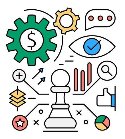 Free Business Strategy Icons 174150 Vector Art at Vecteezy