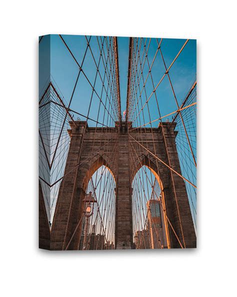 NY Wall Art. Brooklyn Bridge Framed Art. New York Canvas | Etsy