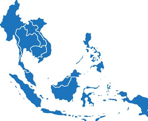 Doodle Freehand Drawing Of South East Asia Countries Map | The Best Porn Website