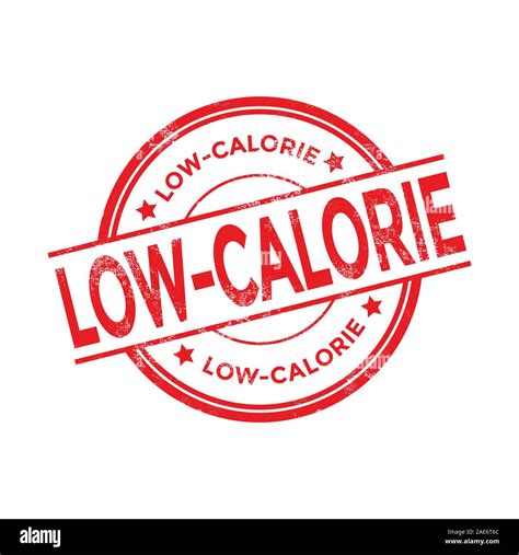 Low-calorie red grunge stamp Stock Vector Image & Art - Alamy