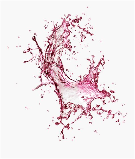 Purple Water Splash Effect Element Free Download Png - Pink Water Splash Png , Free Transparent ...