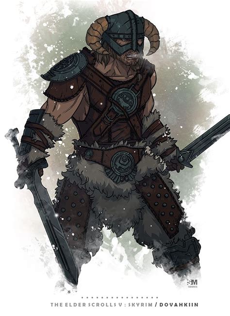 The elder scrolls v skyrim dovahkiin by brokennoah on deviantart – Artofit