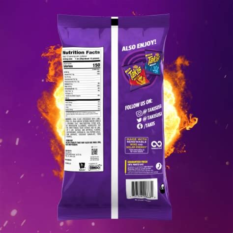 Takis Fuego Hot Chili Pepper & Lime Rolled Tortilla Chips, 9.9 oz - Pick ‘n Save