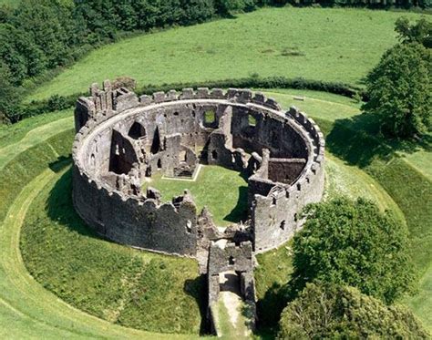 Restormel Castle (Cornish: Kastel Rostorrmel) near Lostwithiel in Cornwall, England.... http ...