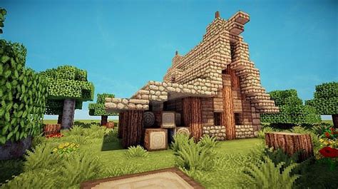 Medieval Woodcutter House Minecraft Project