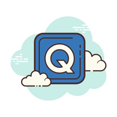 Quizlet icon in Cloud Style